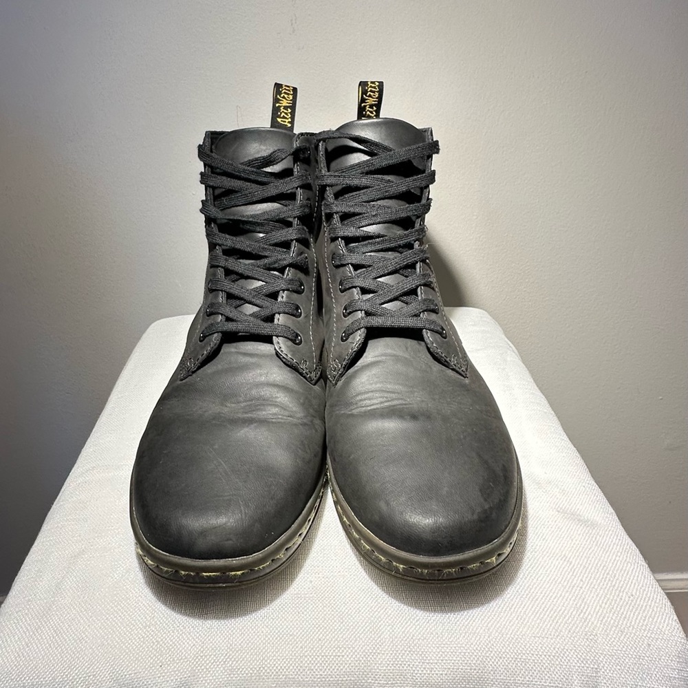 Doc Martens Men's Tobias Black Leather Boots